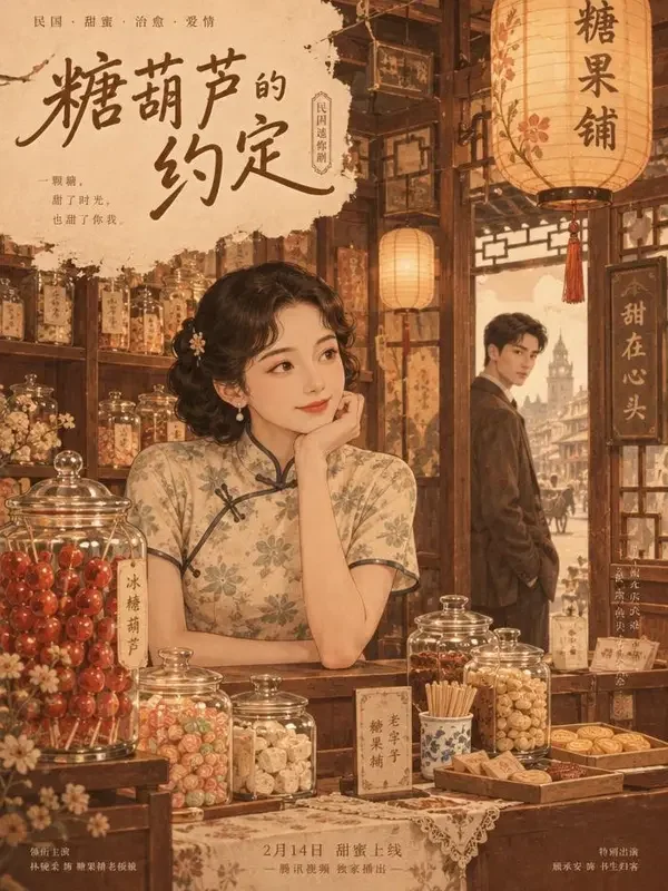 《旧时光里的糖》短剧封面 - 年代、治愈、小人物题材